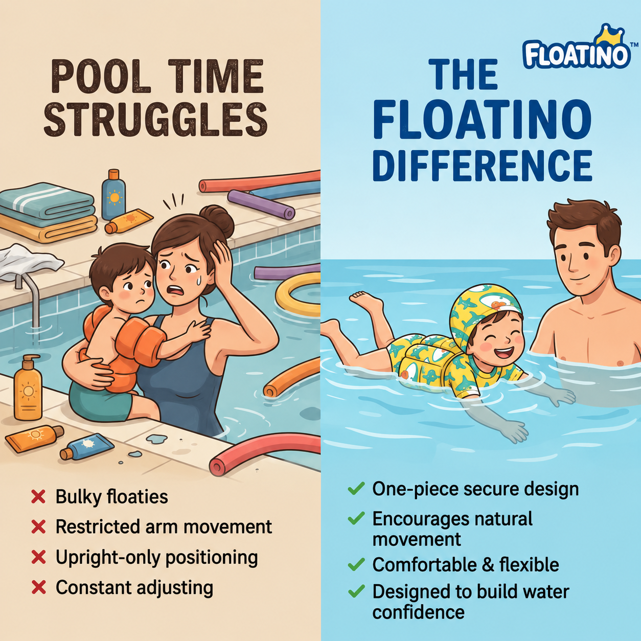Floatino™ - The Swimsuit for Kids 🌊